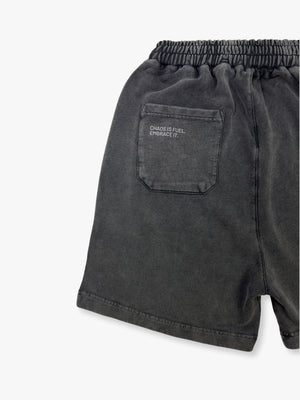 Short Washed Black | CHAOS IS FUEL