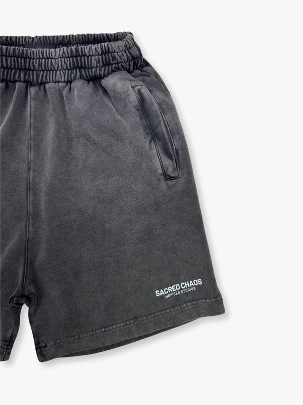 Short Washed Black | CHAOS IS FUEL