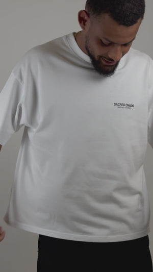 T-Shirt Oversize Optical White | ANGEL IN CHAOS